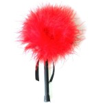 SECRETPLAY  RED MARABOU DUSTER